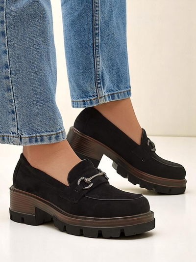 Royalfashion Allar жіночі лоуфери на низькому каблуці