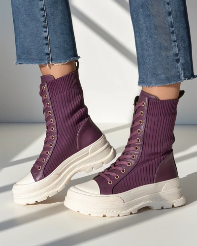 Royalfashion Жіночі високі робочі черевики Fosilla