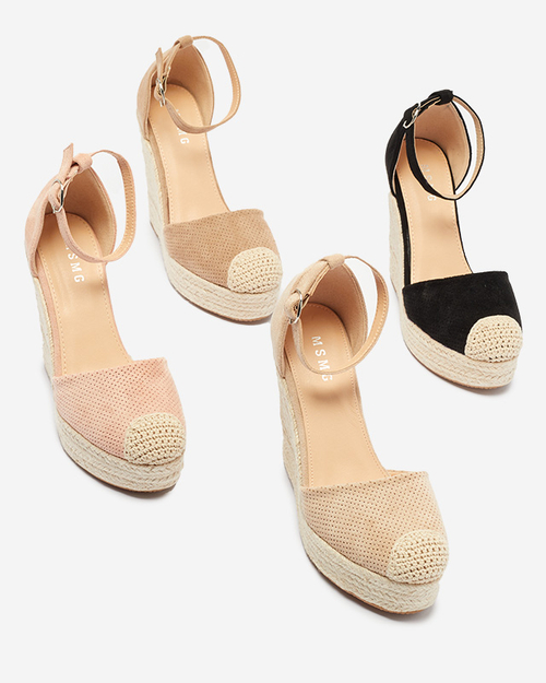 Рожеві жіночі босоніжки Royalfashion Meylasi на підборах