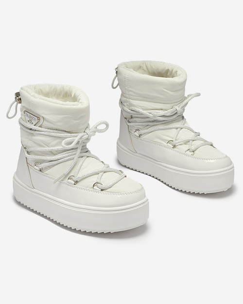 Білі дитячі снігоступи Асіфа - Взуття