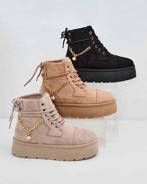Жіночі черевики Woruces на шнурівці Royalfashion