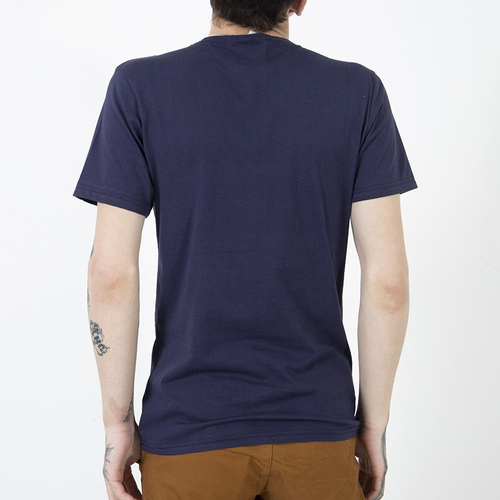 Темно-синя чоловіча футболка з принтом