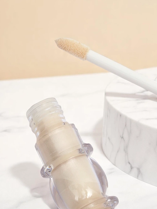 Рідкий хайлайтер для обличчя з пензлем Pearl Glow