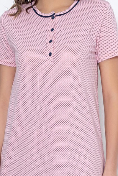 Royalfashion Dámská noční košile s puntíky