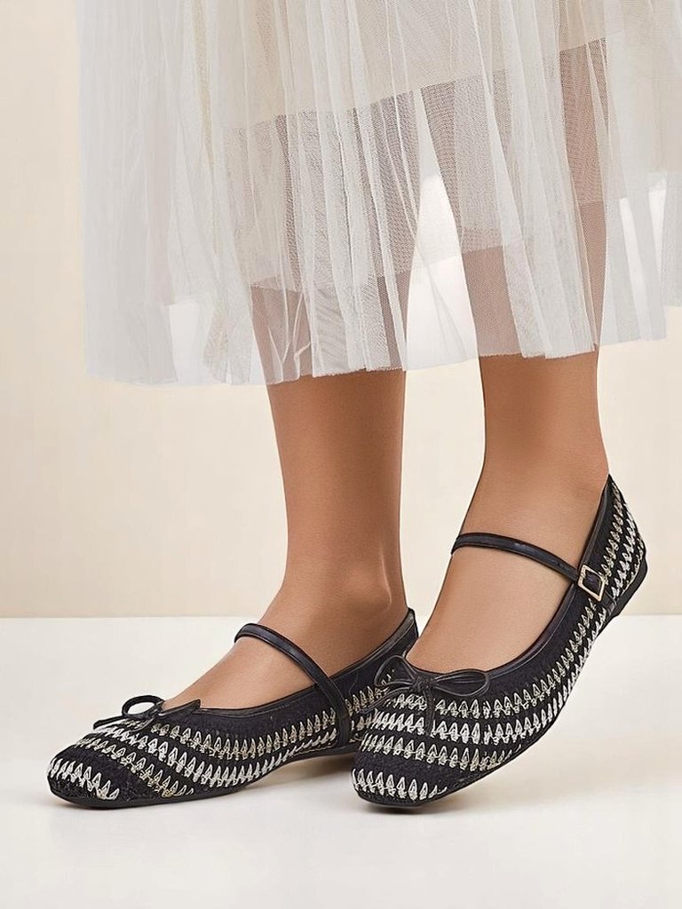 Royalfashion dámské baleríny z tkaniny s páskem Vanot