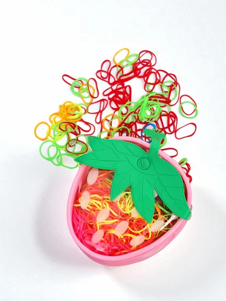 Royalfashion Vícebarevné silikonové gumičky Jahoda