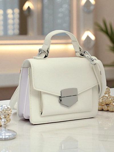 Royalfashion Жіноча клатч-сумочка з ручкою Amalthea Avorio