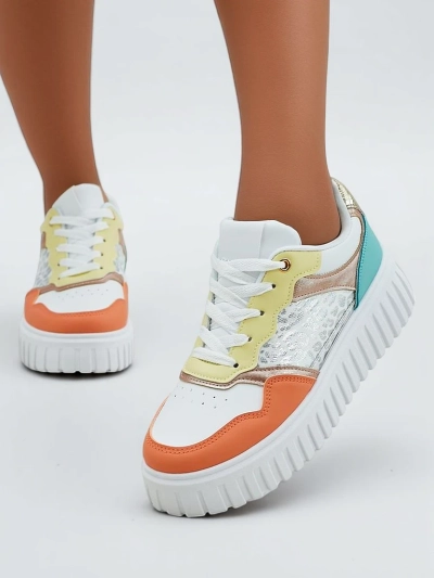 Royalfashion Жіночі спортивні кросівки на платформі Panterr