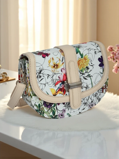 Royalfashion Маленька жіноча сумочка з екошкіри у квіти Ori Elle