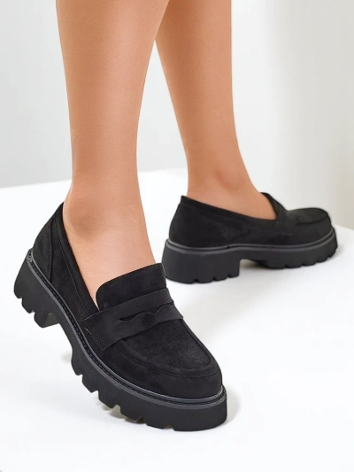 Royalfashion Dámské mokasíny z ekologické semišové kůže Eratta