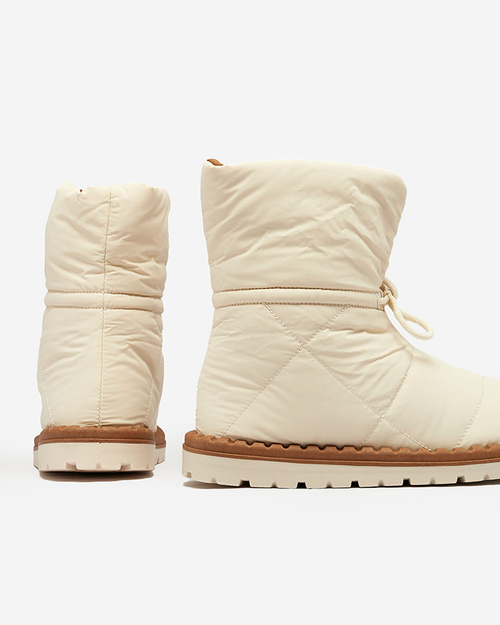 Жіночі снігоступи Royalfashion бежевого кольору Nevonsis