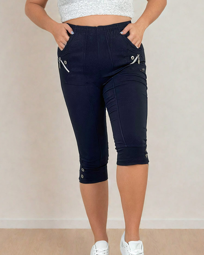 Royalfashion Жіночі тканинні штани 7/8 PLUS SIZE