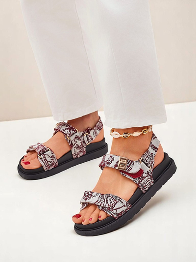Royalfashion Dámské sandály s potiskem Aloe