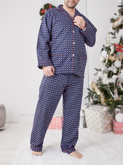 Pánské pyžamo Royalfashion s potiskem