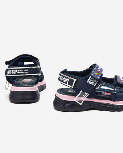 Босоніжки для дівчат темно-синього кольору Umaf- Shoes