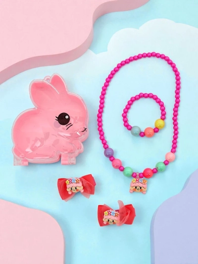 Dětská sada šperků Bambina Allegra Fuchsiová