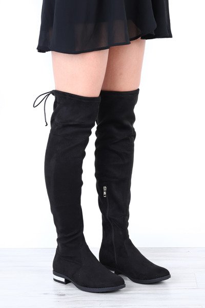 Czarne kozaki Lexie - Obuwie