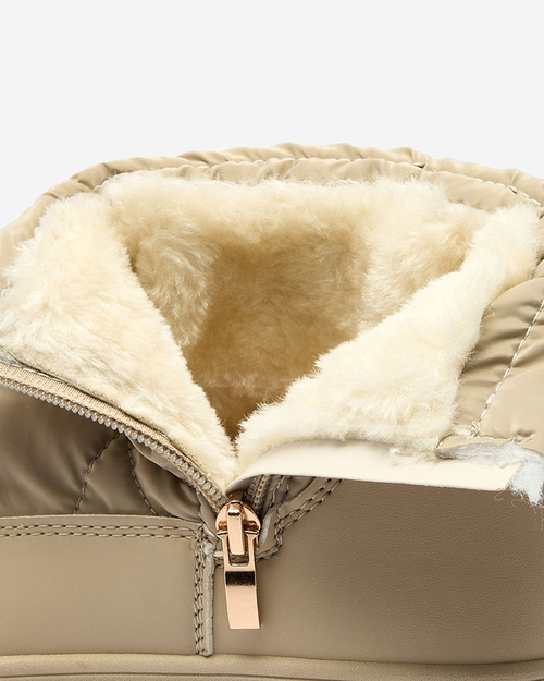 Royalfashion Жіночі снігоступи світло-коричневого кольору Armeda