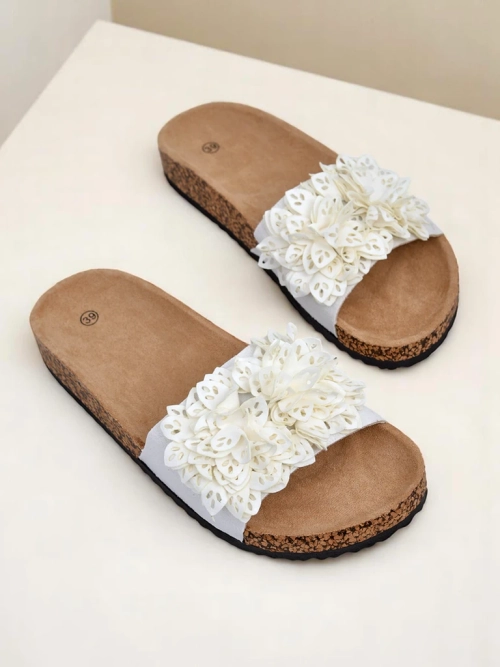 Royalfashion жіночі шльопанці з маленькими квітками Occes