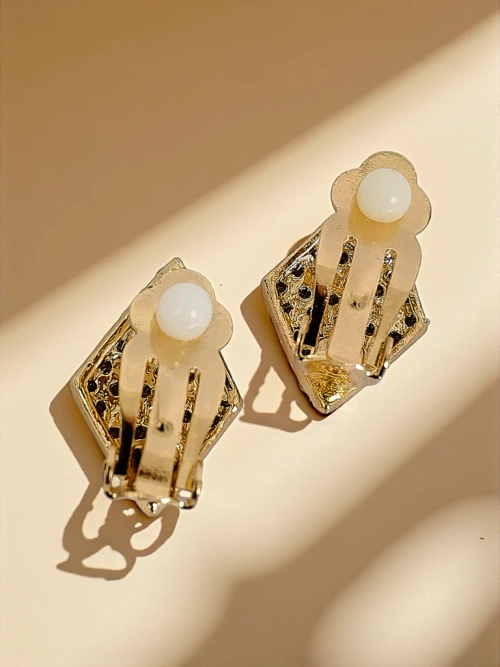 Royalfashion Кліпси сережки жіночі з цирконами