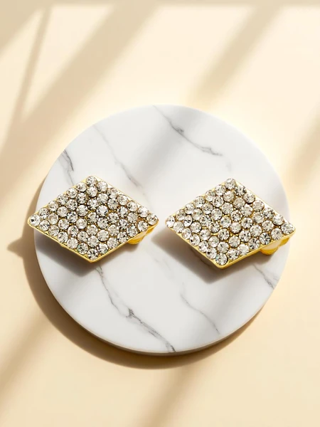 Royalfashion Klipsové dámské náušnice se zirkony