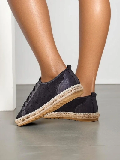 Royalfashion Dámské eco-suede tenisky Nissta