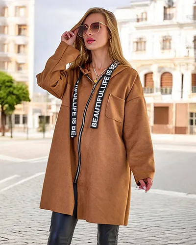 Royalfashion Dámská bunda ke kolenům