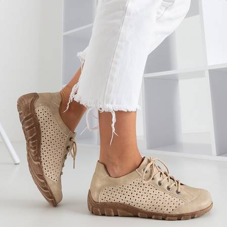 Бежеві ажурні кросівки Madeja для жінок - Взуття