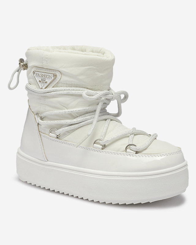 Білі дитячі снігоступи Асіфа - Взуття