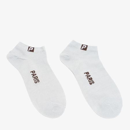 Чоловічі сірі бавовняні короткі шкарпетки - Нижня білизна