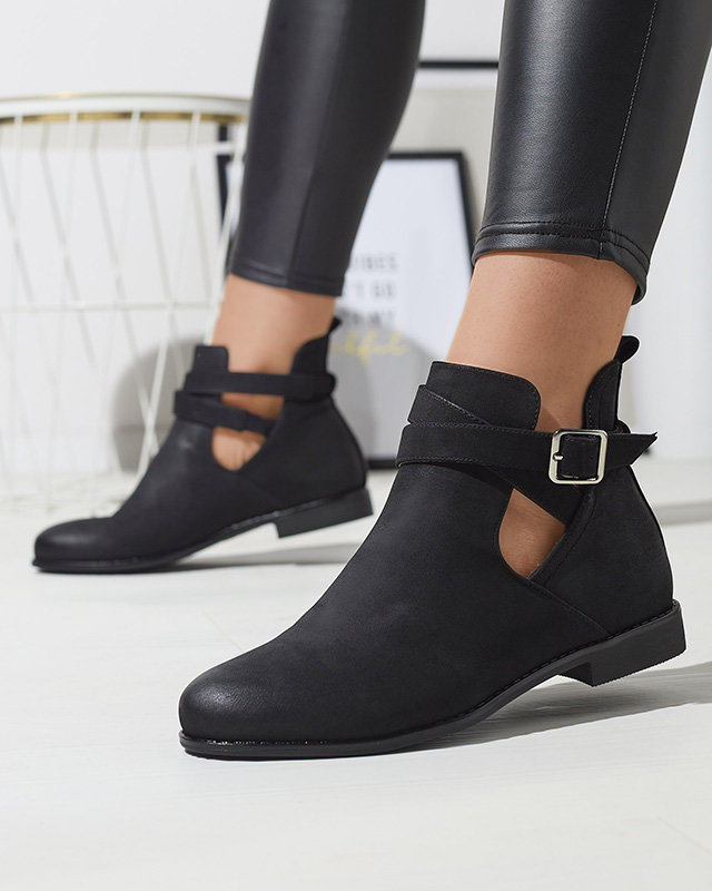 Чорні жіночі черевики з вирізами Amariah - Взуття
