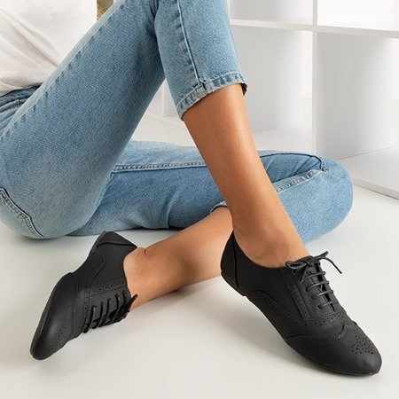 Жіноче чорне ажурне взуття грезії - Взуття