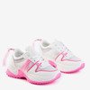 Біле та рожеве спортивне взуття Evanile - Взуття 1