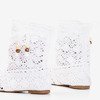 Білі дитячі мереживні тапочки Vinka - Взуття