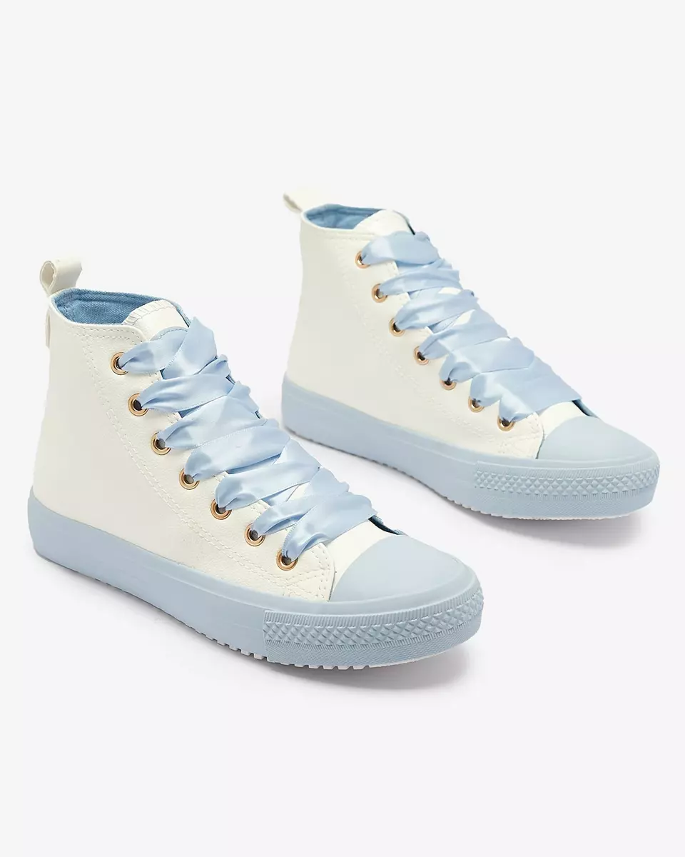 Біло-сині жіночі спортивні кеди Macako- Footwear