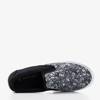 Черевики чорні ковзання з кольоровими вставками Prilola - Взуття