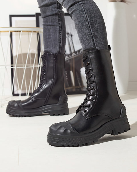 Черевики жіночі робочі чорні Disori-Footwear