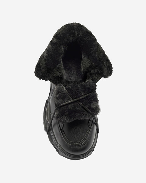 Черевики зимові утеплені на суцільній підошві Cefereda - Взуття