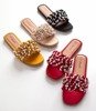 Червоні тапочки з орнаментом Моллі - Взуття
