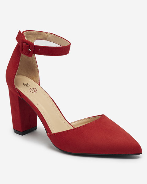 Червоні жіночі туфлі-човники на стійці Reifini- Взуття