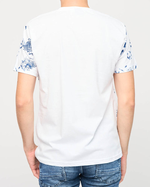 Чоловіча біла футболка з написом ENJOY - одяг