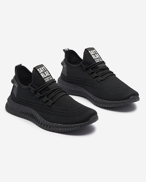 Чоловічі спортивні туфлі чорного кольору Tericas- Взуття