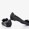 Чорні туфлі з меліси з декоративними квітами Mirillia - Взуття 1
