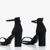 Чорні жіночі босоніжки на високих підборах Callisia - Взуття 1