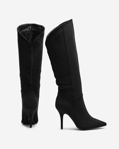 Чорні жіночі ботильйони на шпильці Stawii-Взуття