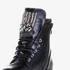 Чорні жіночі черевики з паєтками та стразами Lancerot - Взуття