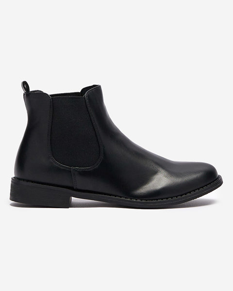 Чорні жіночі черевики a'la sztyblety Novos- Footwear