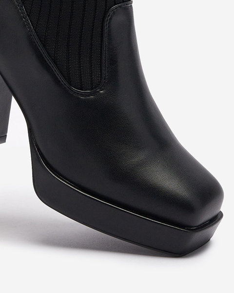 Чорні жіночі напівчеревики Sarioga- Взуття