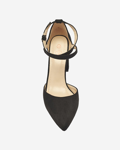 Чорні жіночі туфлі-човники на стійці Amagy- Footwear