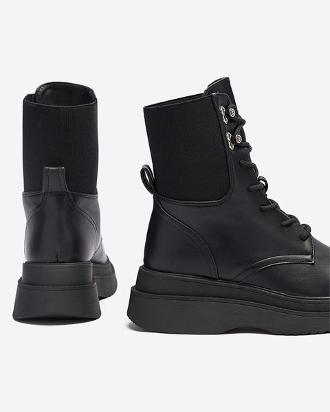 Чорні жіночі високі чоботи Dassat - Взуття